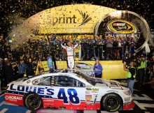 2013 Charlotte NASCAR Sprint All Star Race Jimmie Johnson Victory Lane